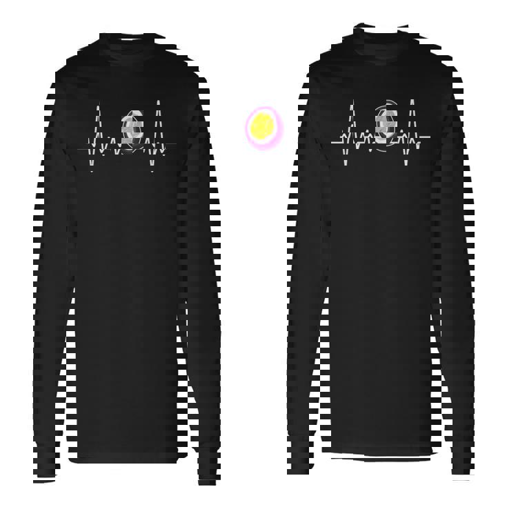 Maracuja Heartbeat パッションフルーツデザイン フルーツ 長袖Tシャツ