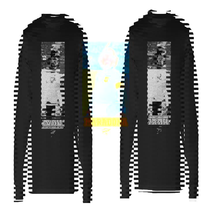 Maradona アルゼンチンヒゲ 長袖Tシャツ ギフトのアイデア