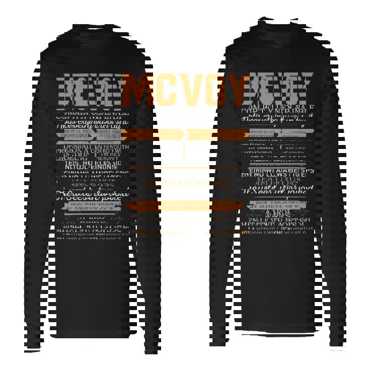 Mcvoy Completely Unexplainable Notices Everything But Won’T Say It Name Long Sleeve T-Shirt