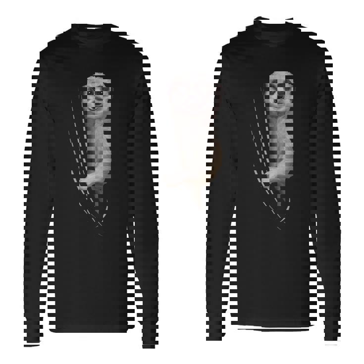 Meerkat Clothes キッズ ギフト アウトフィット ミーアキャット 長袖Tシャツ