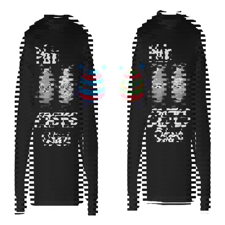 Mein Erstes Osterei かわいいイースターエッグでハッピーイースター 長袖Tシャツ