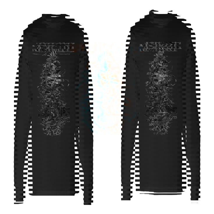 Meshuggah グラフィックデザインギフト Meshuggahファンへのメンズギフト。 長袖Tシャツ