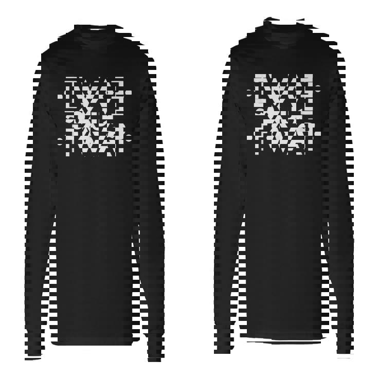 Message Caché Élégant T-shirt à manches longues