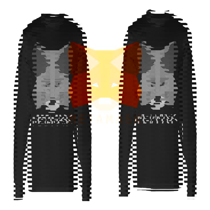 Metamask Fox 安全な暗号財布 Altcoin トークン交換 長袖Tシャツ