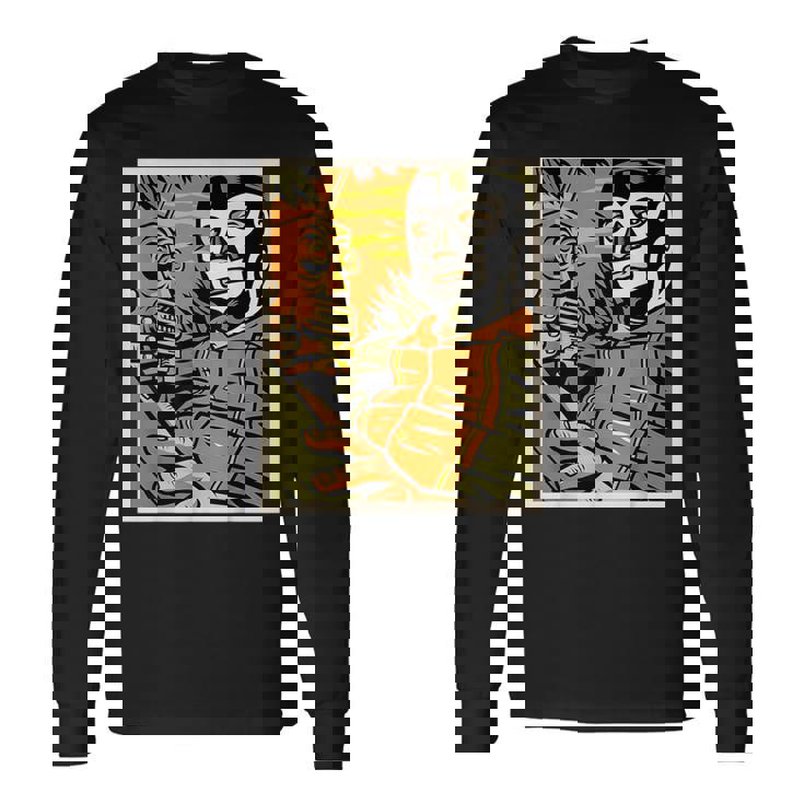 Mex-Art デーモンブルルチャリブレ メキシカンレスラーレジェンド 長袖Tシャツ