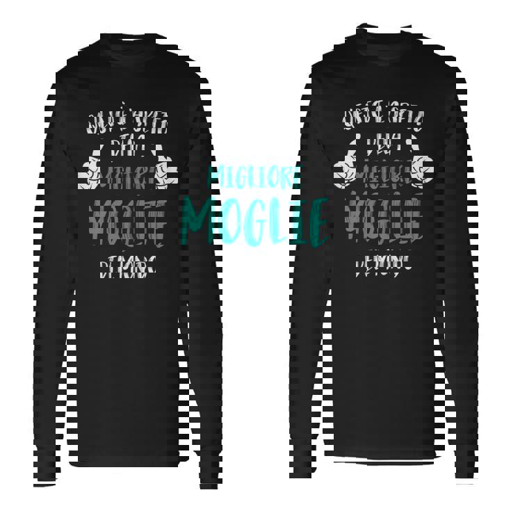 Migliore Moglie Del Mondouper Giorno Del Matrimonio Maglietta a maniche lunghe