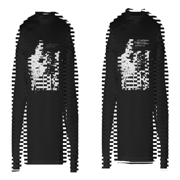 Miles Jazz Wisdom トランペットミュージシャン 1色 長袖Tシャツ