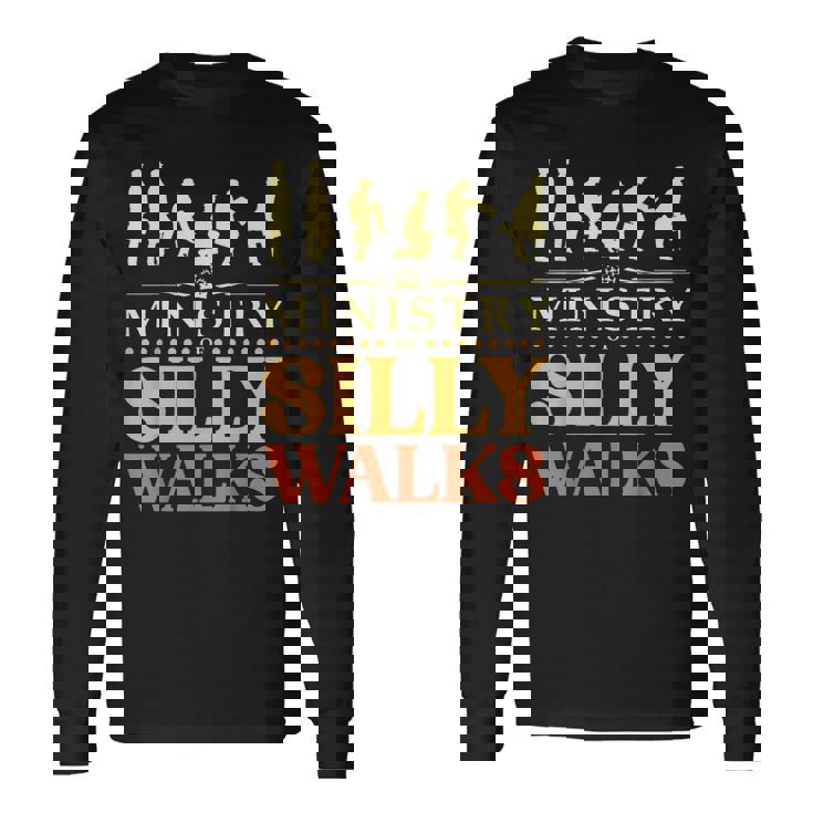 Ministry Ofilly Walks おもしろコメディ 長袖Tシャツ