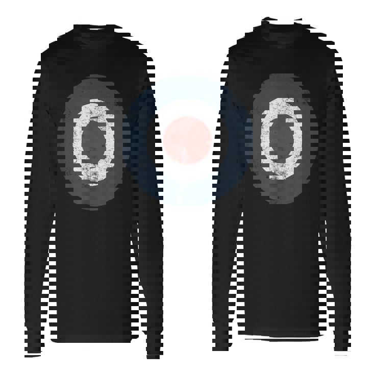 Mod Target ブルズアイ Uk Raf ラウンデルターゲット 長袖Tシャツ