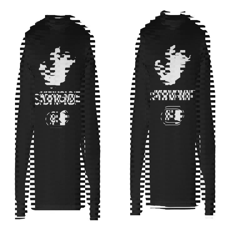 Mode Parachutisme Activé -Kydive Parachutisme T-shirt à manches longues