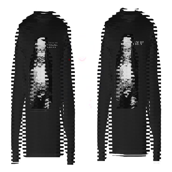 Monjaexy Tatuaje Camiseta de manga larga