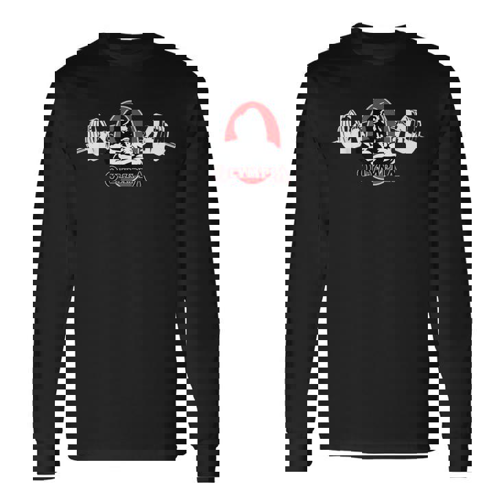 Mr Olympia メンズ レディース フィットネス ボディビルディング 長袖Tシャツ