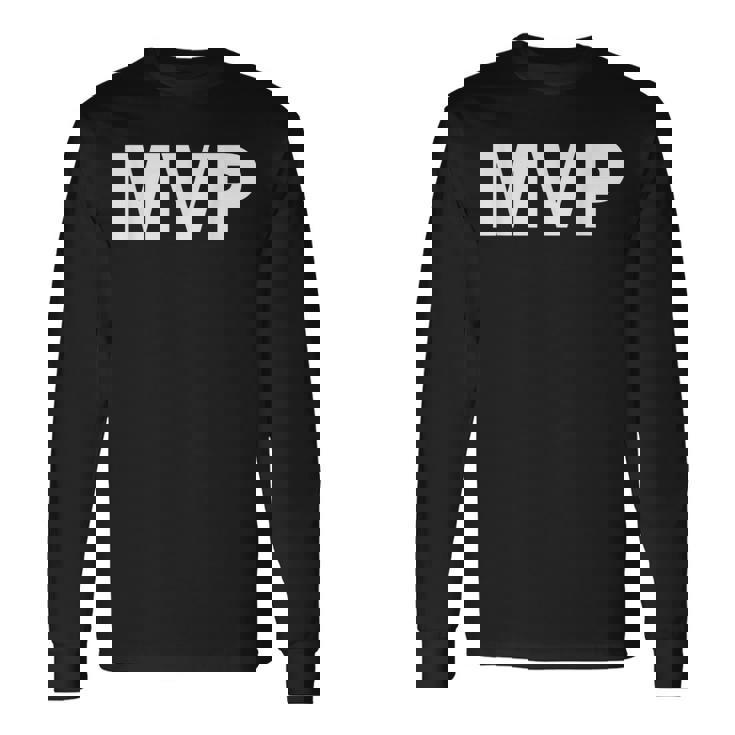 Mvp 最も価値のあるプレイヤーシャツ 長袖Tシャツ ギフトのアイデア