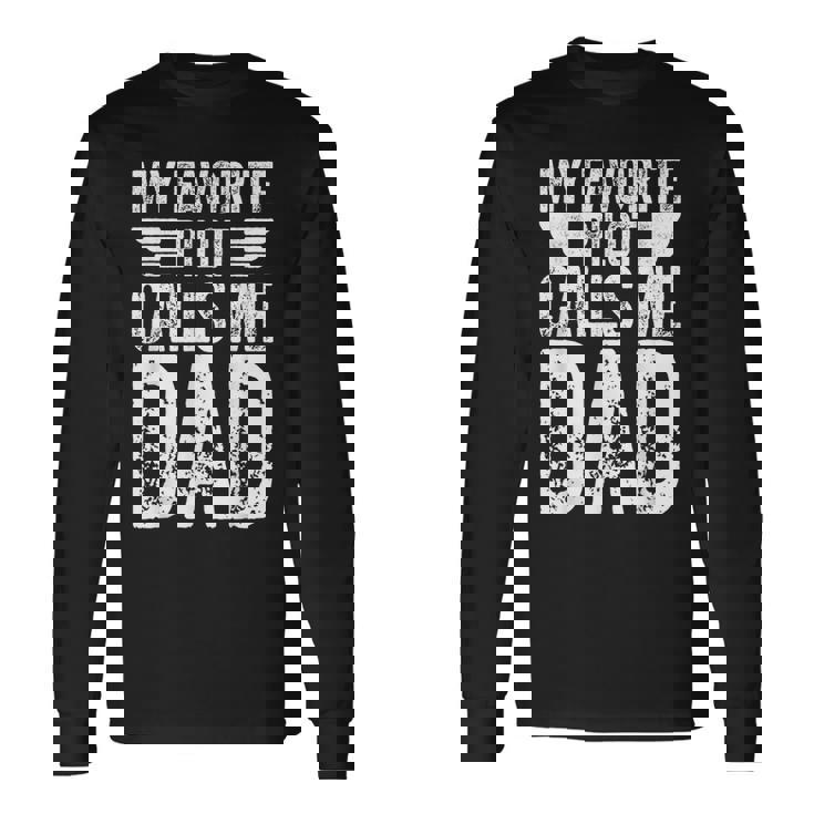 My Favorite Pilot Calls Me Dad シャツ ファニーアビエイター 長袖Tシャツ