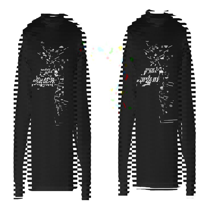 My Kind Of Playground ボルダリングとロッククライミング 長袖Tシャツ