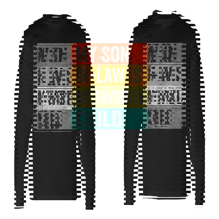 Myon In Law Is My Favorite Child 父の日 長袖Tシャツ