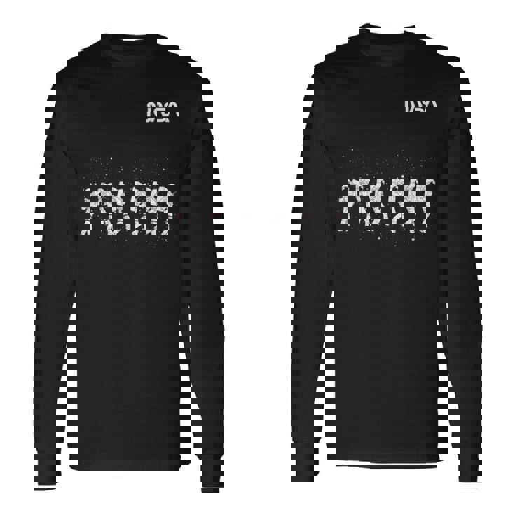 Nasa宇宙飛行士ダンシングワームロゴ 長袖Tシャツ