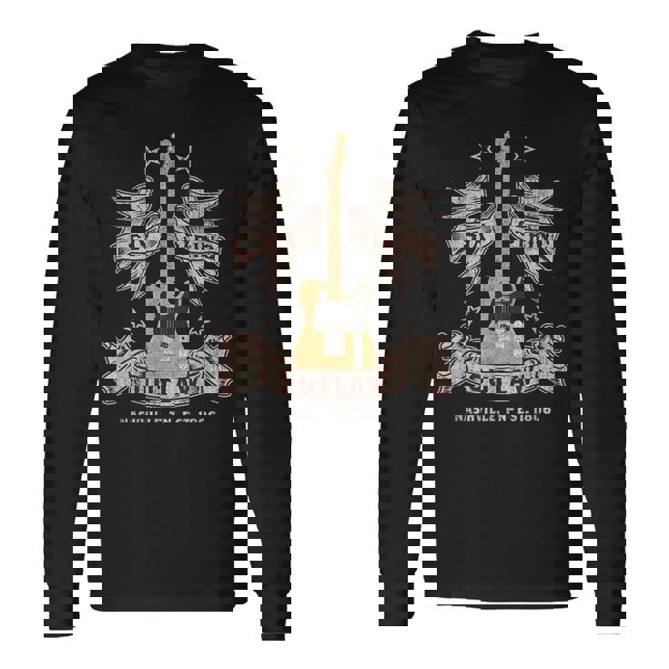 Nashville Guitar Player 6弦アウトロー 長袖Tシャツ