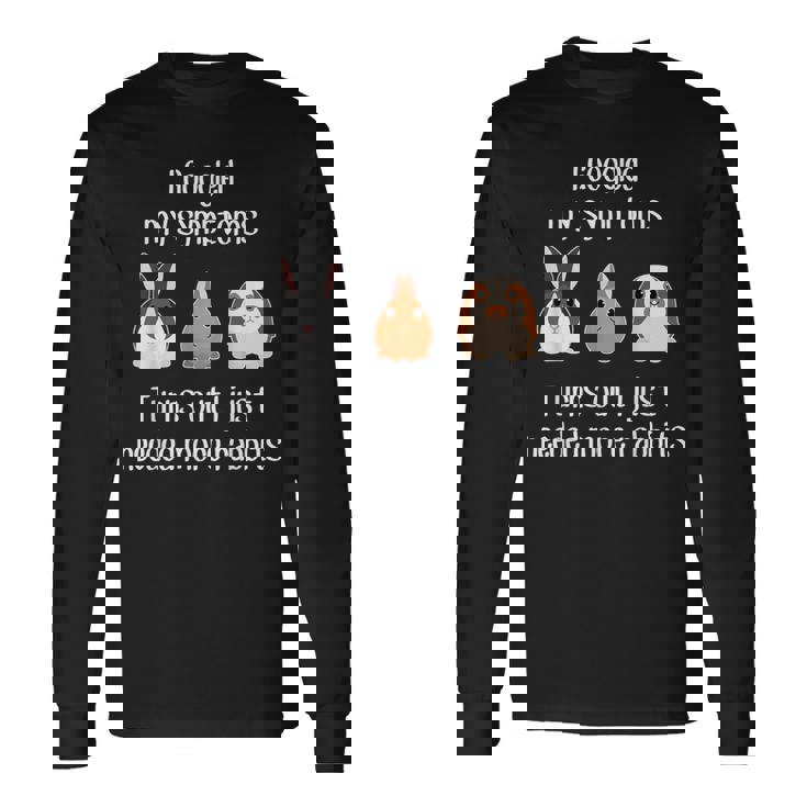 Need More Rabbits Pet Mini Lop オランダ小人 オランダバニー 長袖Tシャツ