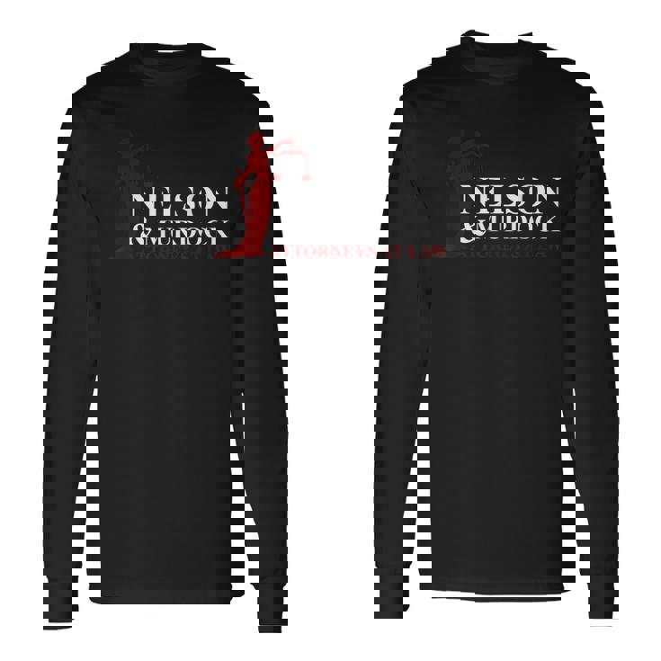 Nelson And Murdock 弁護士 法律 長袖Tシャツ