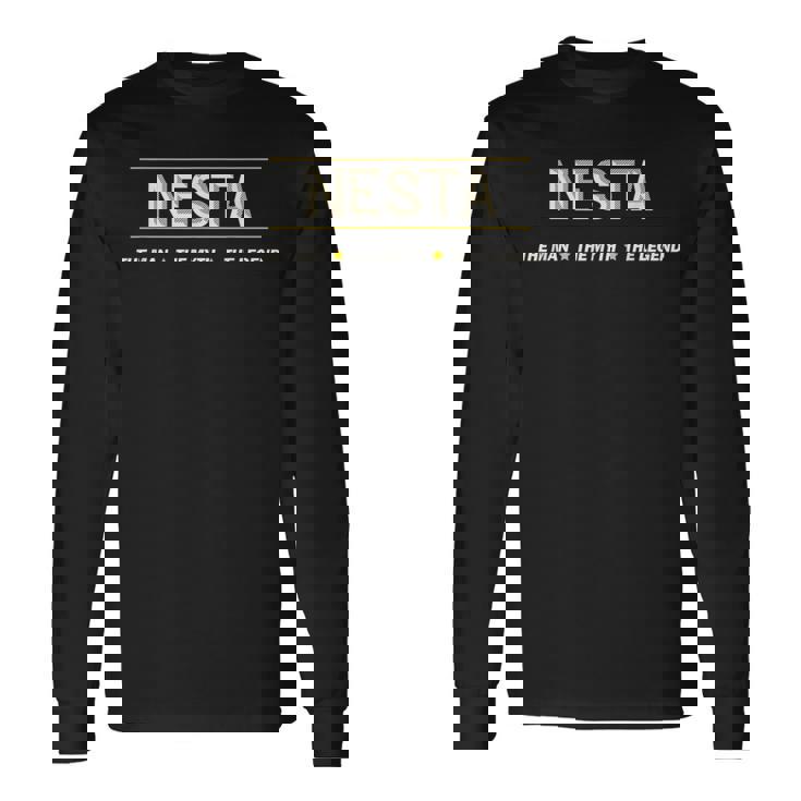 Nesta The Man The Myth The Legend 長袖Tシャツ