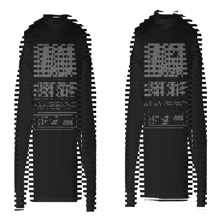 NewDark Maga イベントスタッフパス ダークmaga ブラックアウト Dark Maga 長袖Tシャツ