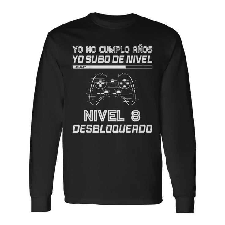 Niños 8 Cumpleaños Regalo Años Niño Hijo Decoración Gamer 2014 Camiseta de manga larga