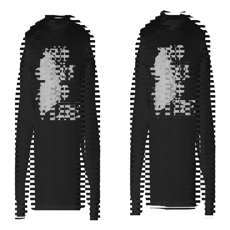 No Cat No Life 長袖Tシャツ