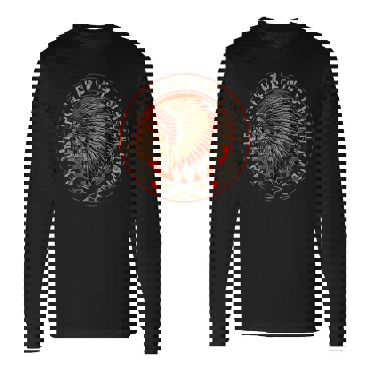 No One Is Illegal Ontolen Land 先住民移民 長袖Tシャツ