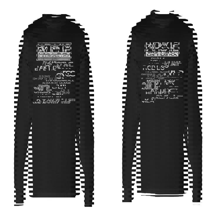 Noc Technician Network Engineer Posición Regalo Técnico Camiseta de manga larga