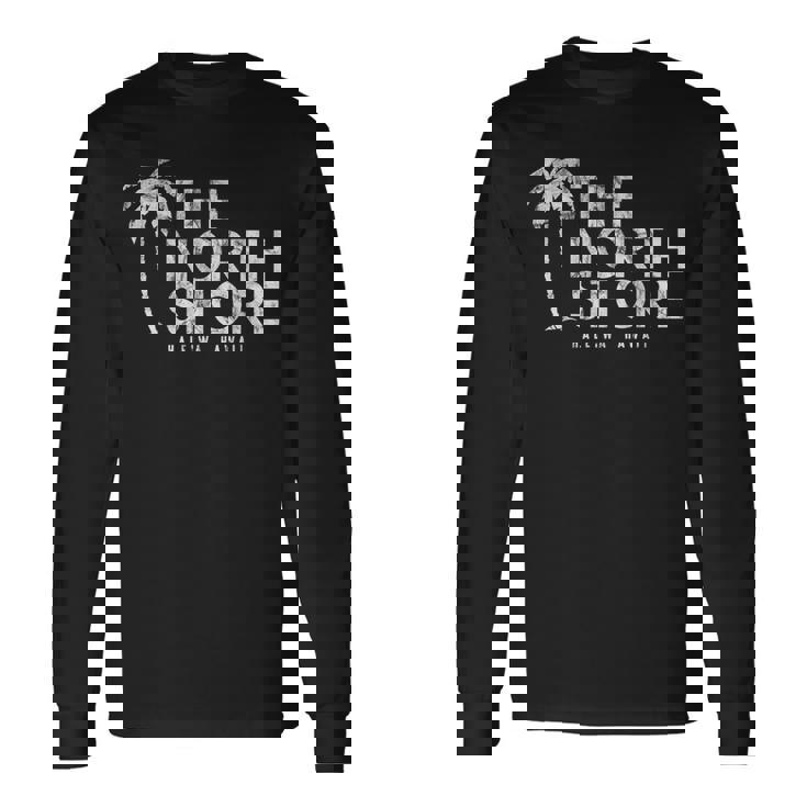 Northhore ハワイ ヤシの木 ビンテージスタイル 長袖Tシャツ