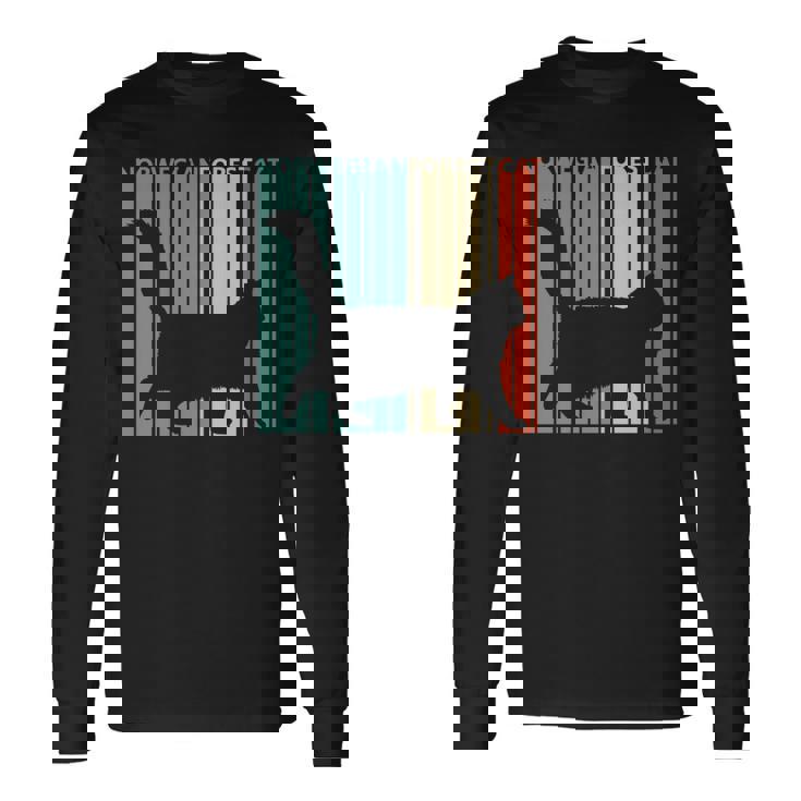 Norwegian Forest Cat ノルウェージャンフォレストキャット 長袖tシャツ 長袖Tシャツ