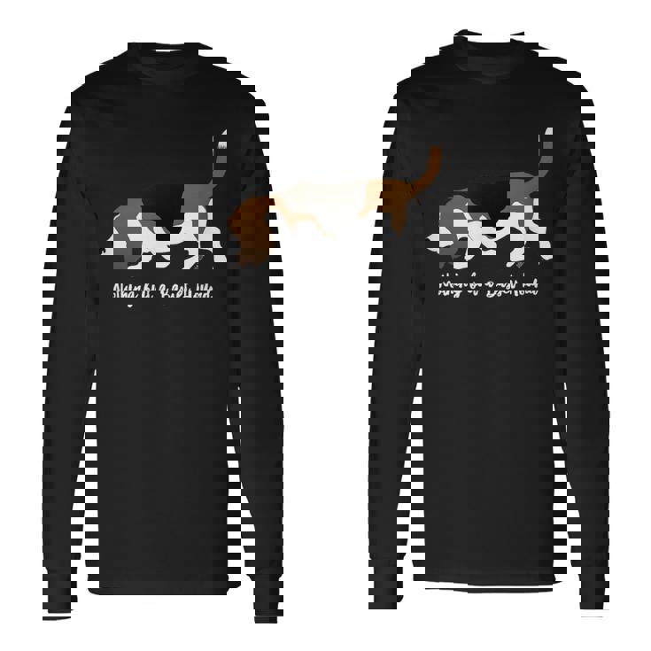 Nothing But A Basset Hound Dog Love For The Basset Baritone 長袖Tシャツ