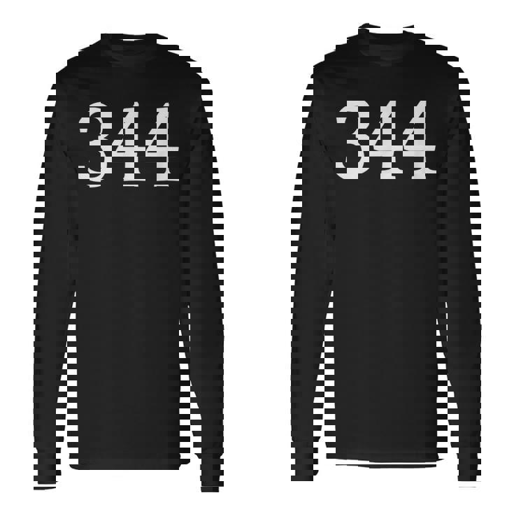 Number 344 、 Jerseyports Birthday 長袖Tシャツ