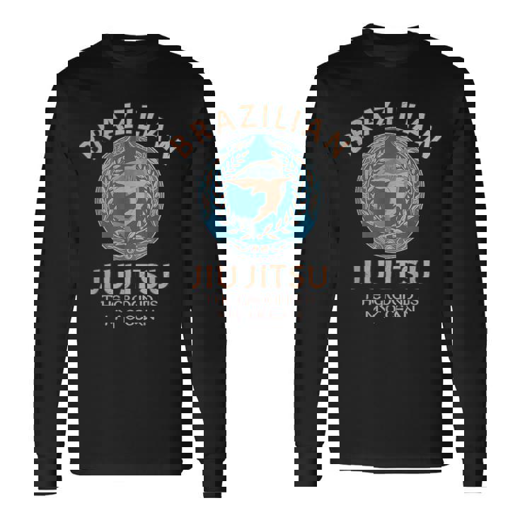 Oceanhark ブラジリアン柔術 総合格闘技 ブラジリアン柔術 長袖Tシャツ