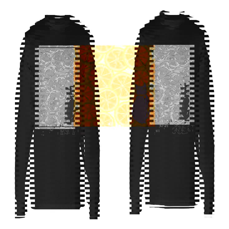 Orange Cat 長袖Tシャツ