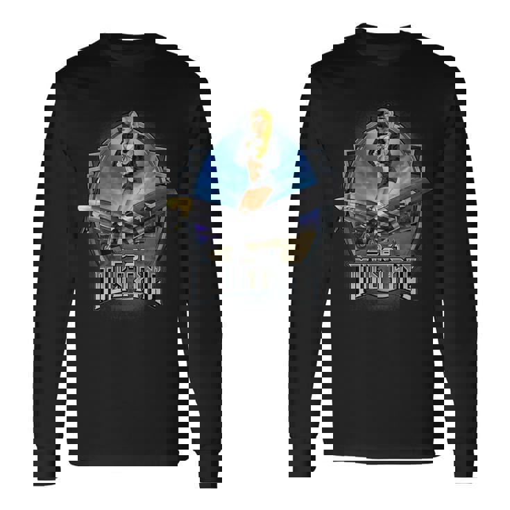 P-51 ムスタング 北米航空ビンテージファイター 長袖Tシャツ