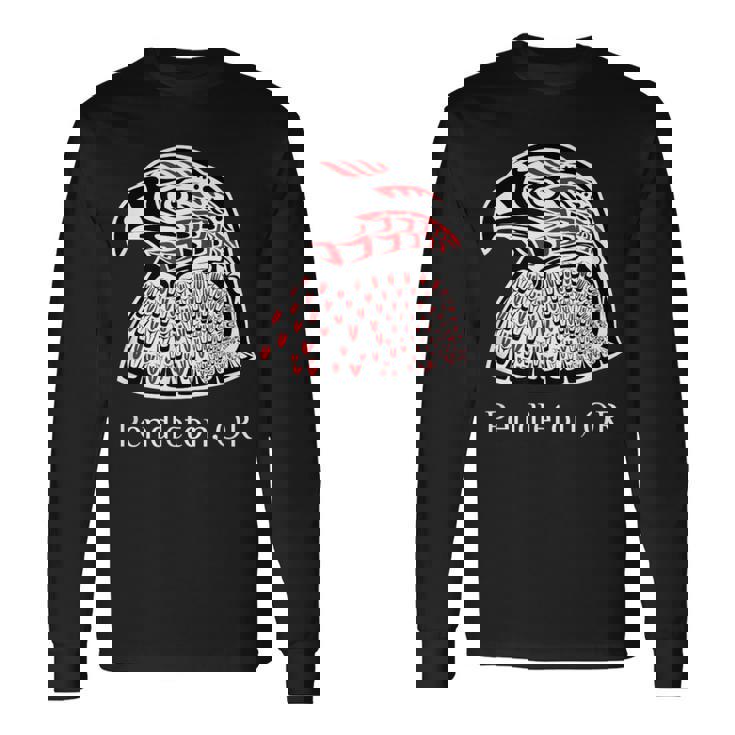 Pacific Nw ネイティブアメリカン インディアン イーグル ペンドルトン Or 長袖Tシャツ