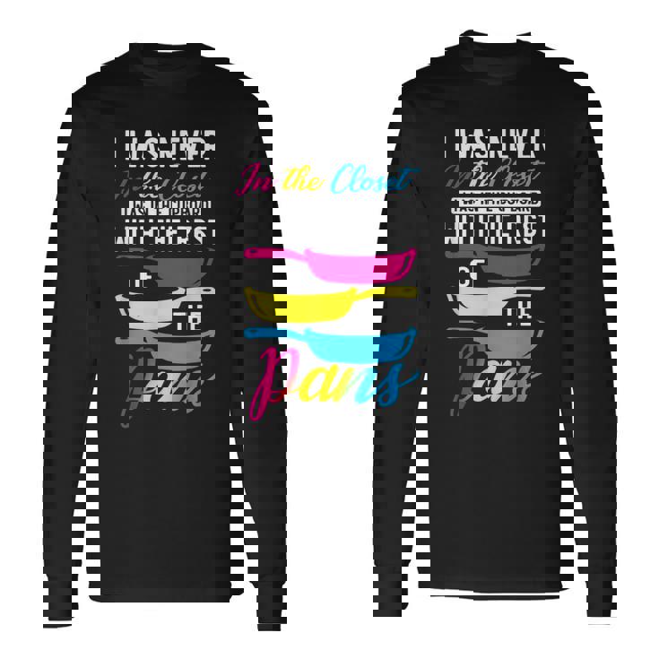 Pansexual Orgullo Pansexualartenes Bisexuales Lesbianas Gay Camiseta de manga larga