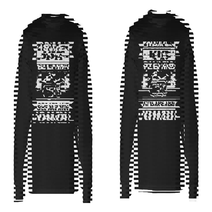 メンズ Papa Caravan 父親 キャンピング クール パパス 運転 モーターホーム 長袖Tシャツ