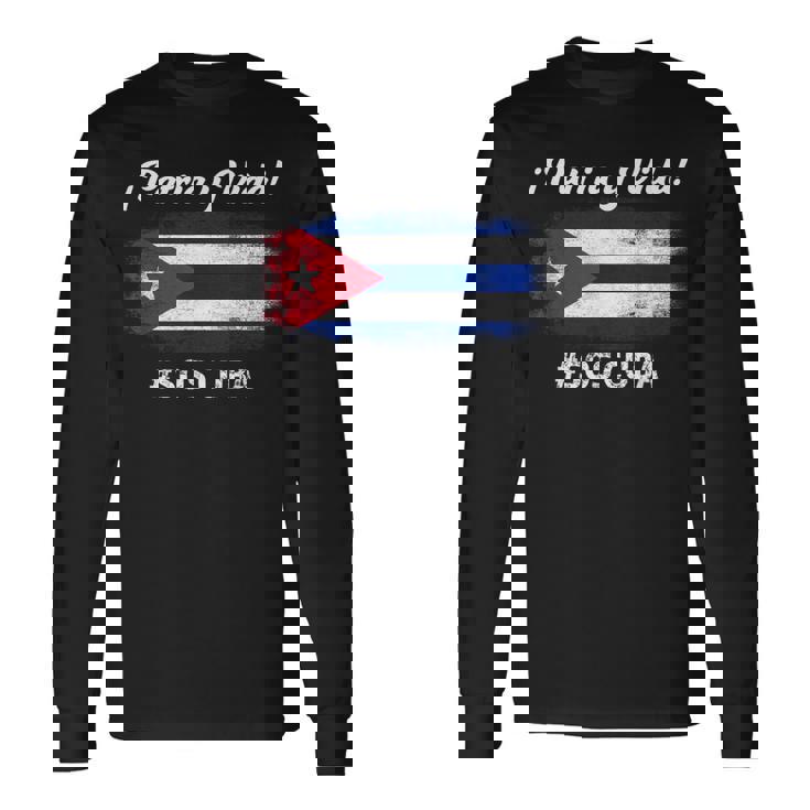 Patria Yidaos Cuba Bandera Gratis Cuba Camiseta de manga larga