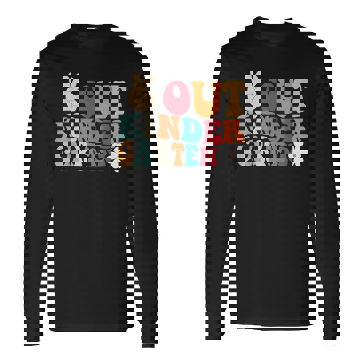 Peace Out 幼稚園 卒業 ピースアウト 幼稚園 長袖Tシャツ