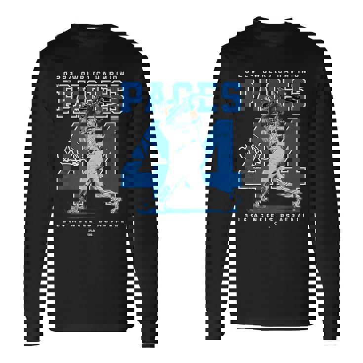 Player Number 2024 World Champion Andy Pages Mlbpa 長袖Tシャツ