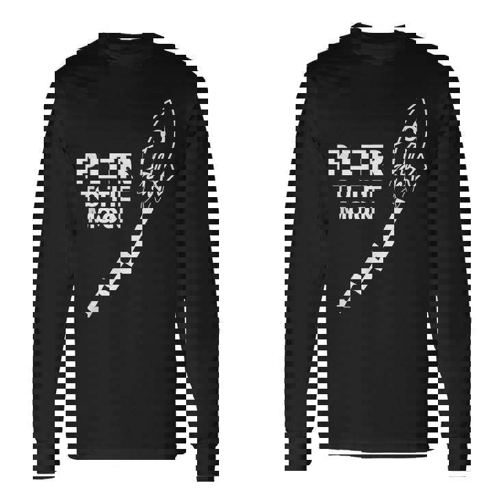 Pltr ギャングPltr ストック・トゥ・ザ・ムーン 長袖Tシャツ ギフトのアイデア