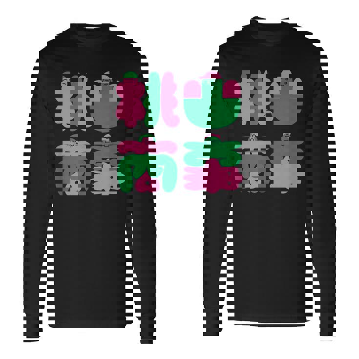 Podcast “桃山商事” Charcoal 長袖Tシャツ