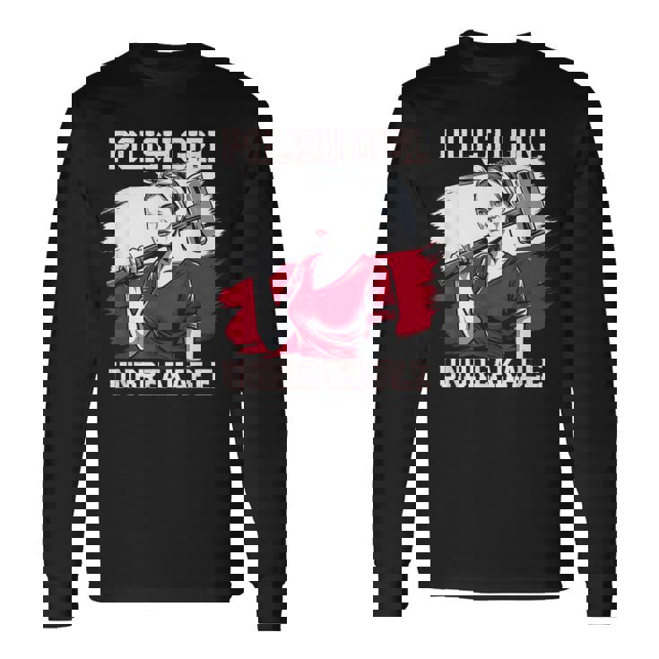 Polonia Polska Poland Polaca Bandera Camiseta de manga larga Ideas de regalos