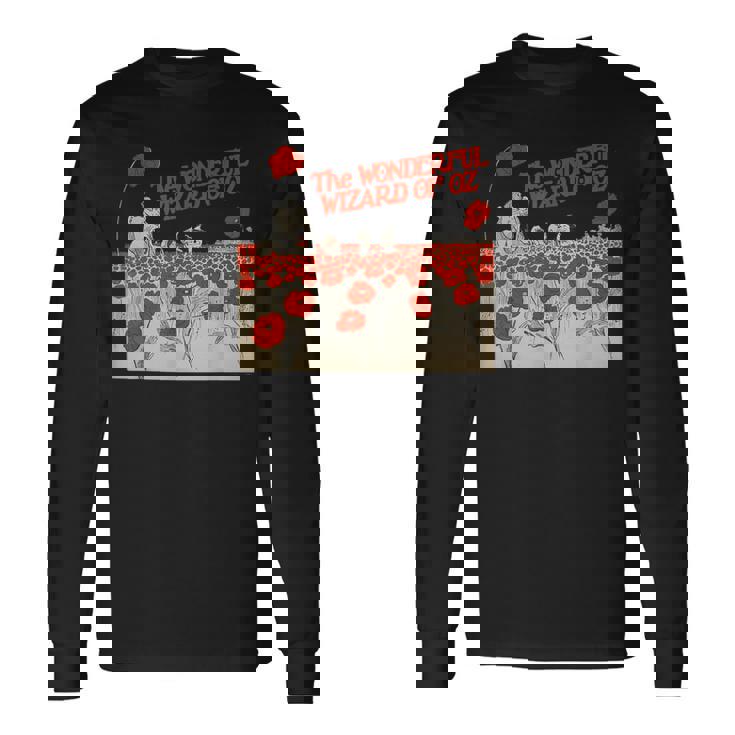 Poppy Field Tin Man ライオン かかし トト ドロシー オズの魔法使い 長袖Tシャツ