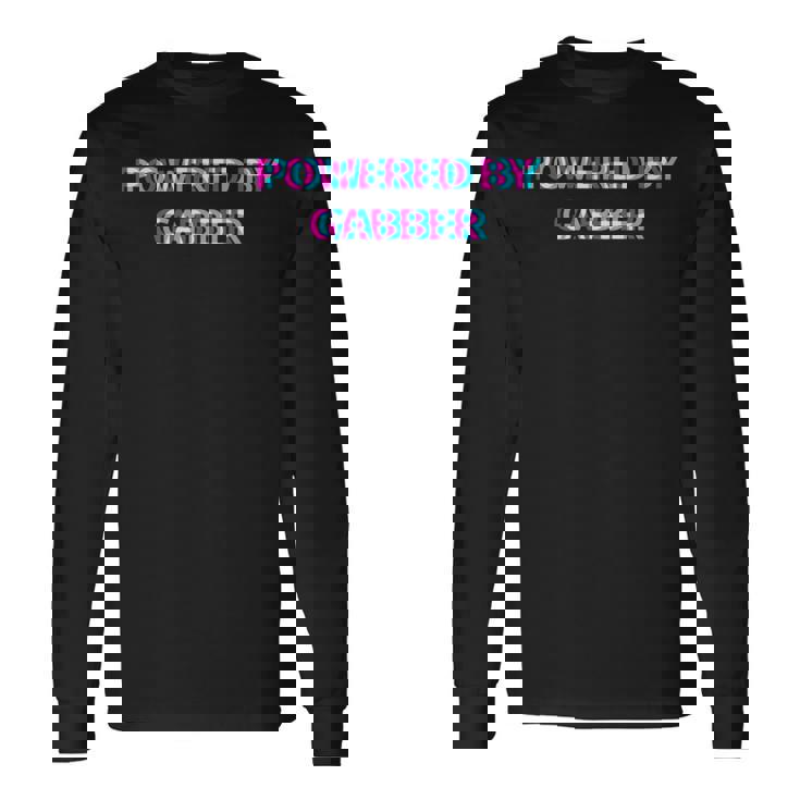 Powered By Gabber Music Festival Outfit 長袖tシャツ 長袖Tシャツ