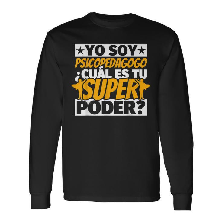 Psicopedagogo Regalos Divertidos Camiseta de manga larga