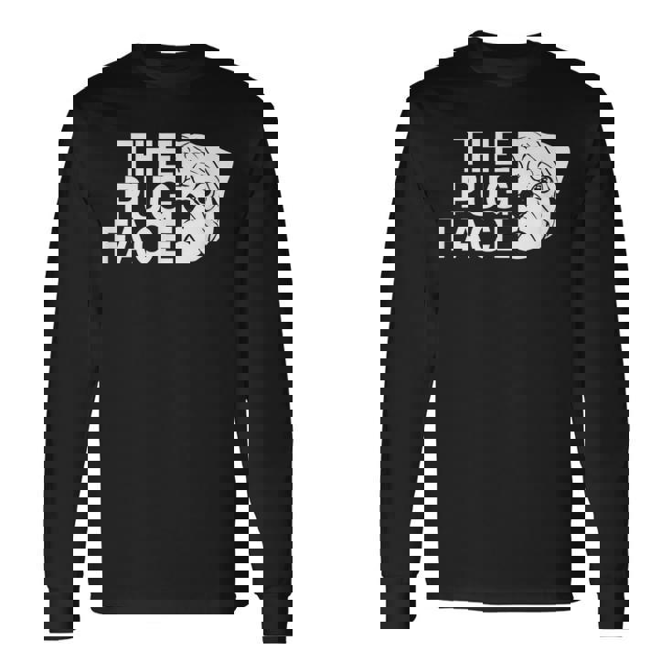 The Pug Face 長袖Tシャツ